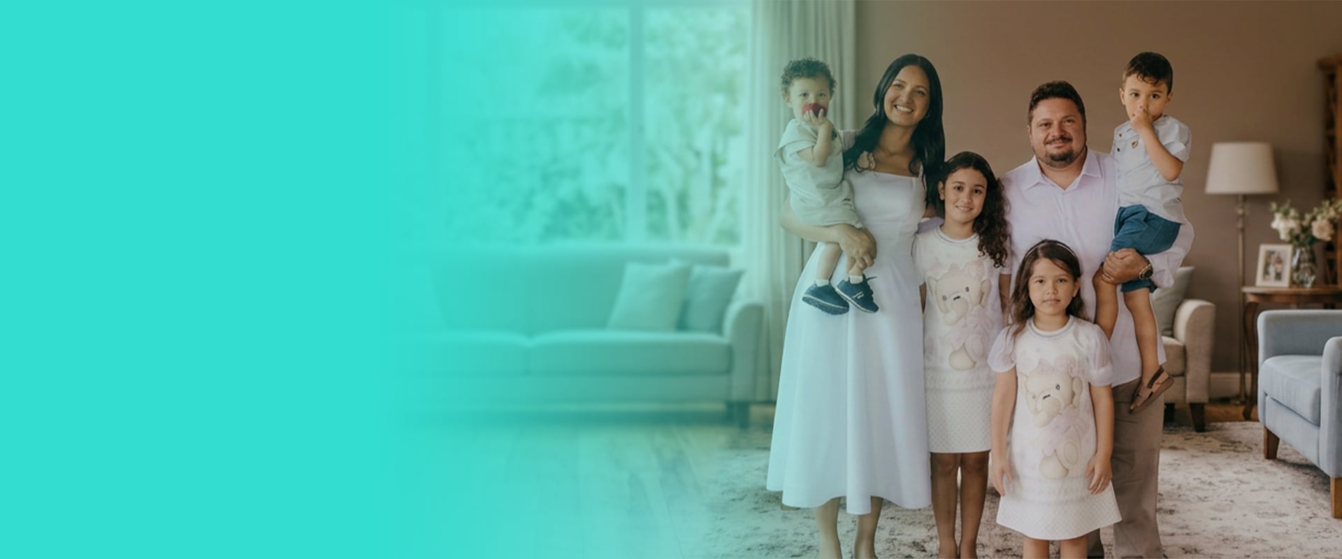 Família protegida pela U+ Seguro
